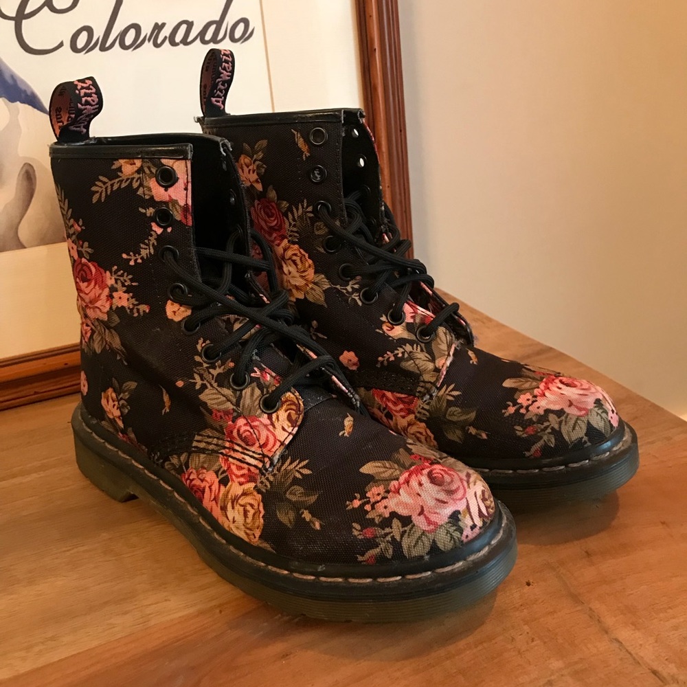 Floral Doc Martens